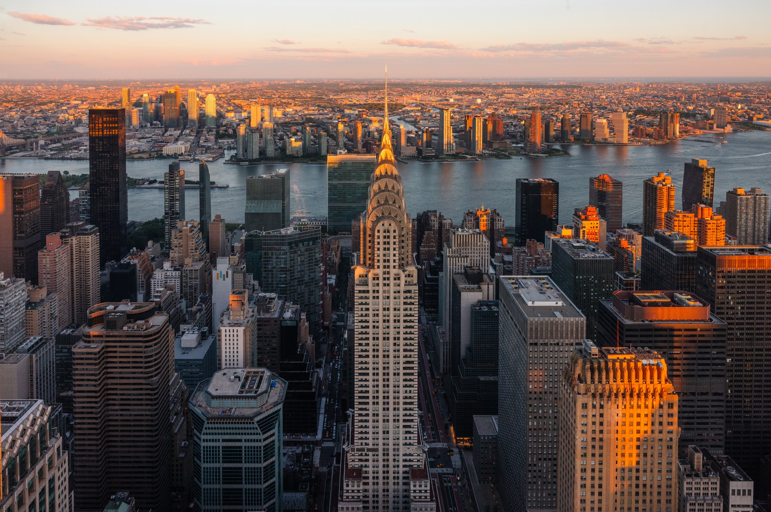 New York City Skyline by ADDICTIVE STOCK CREATIVES — canvas wall art