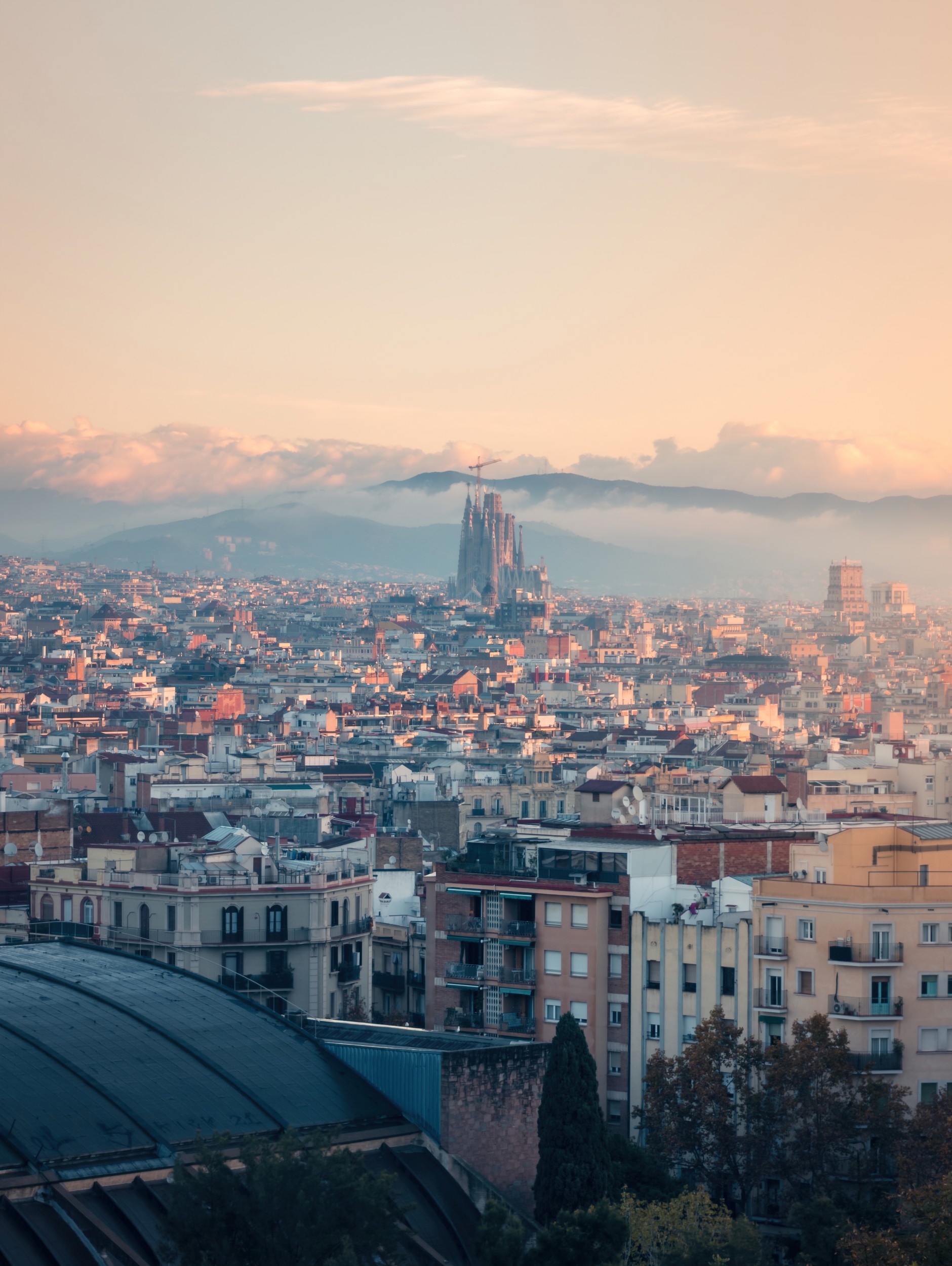 Barcelona Sagrada Familia View by ADDICTIVE STOCK CREATIVES — canvas wall art