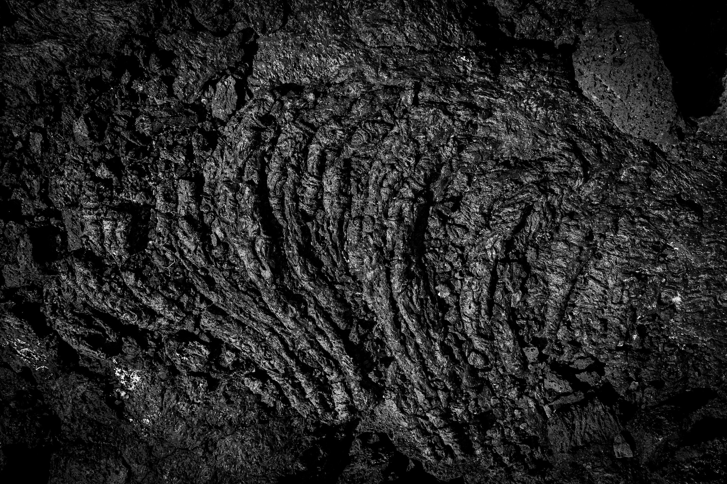 Dark Lava Flow by Michael Bangiev — canvas wall art