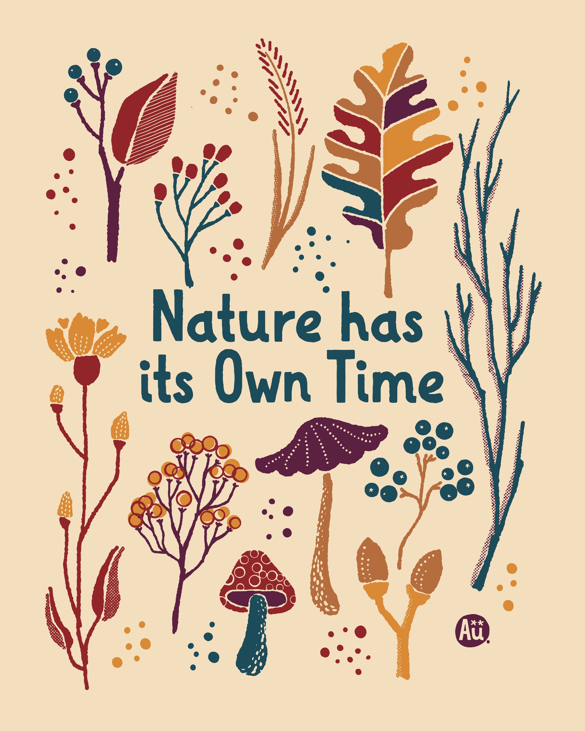 Nature Has Its Own Time by Aia Ueno — canvas wall art