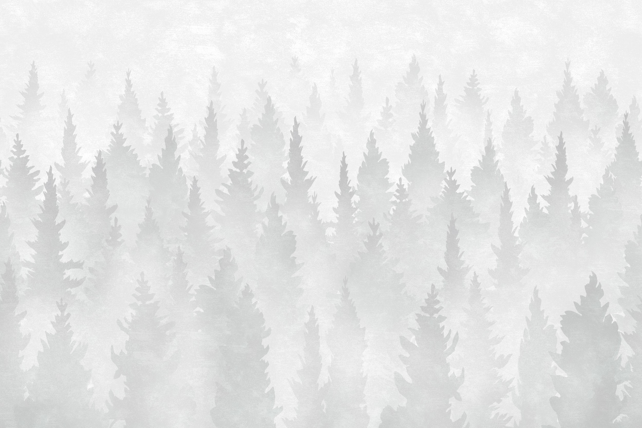 Misty Forest Landscape by Karen Menzenbach — canvas wall art