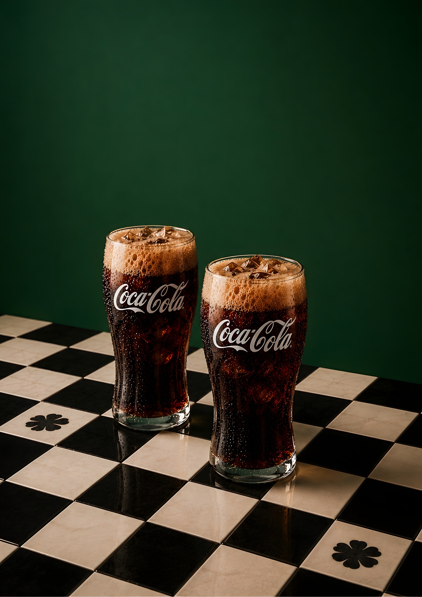 Classic Cola Glasses by Borior — canvas wall art