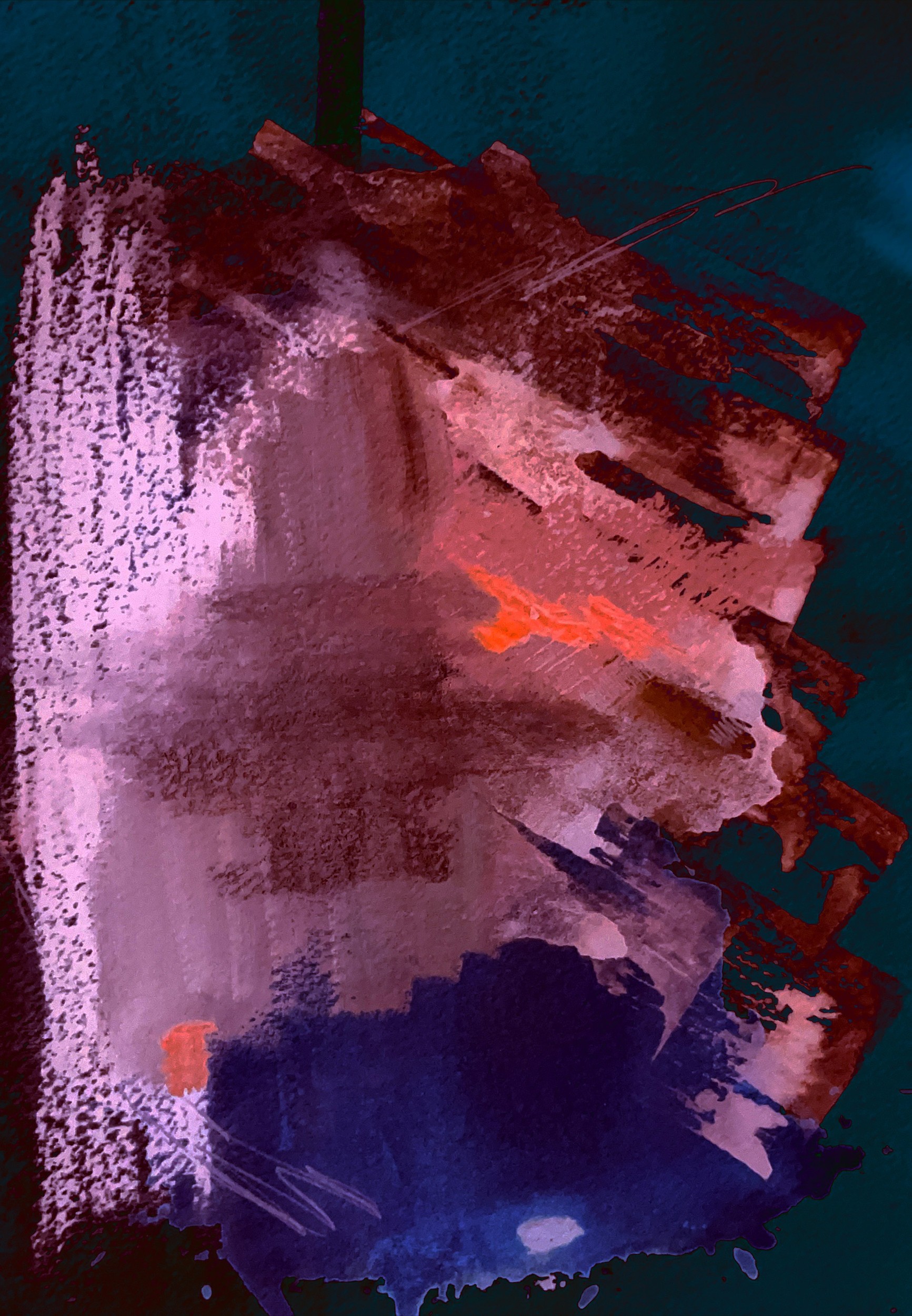 Vibrant Abstract Expression by Alyssa Hamilton — canvas wall art